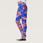 Japanse Okinawan-kleurstof (Bingata) Leggings (Links)