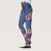 Japanse Okinawan-kleurstof (Bingata) Leggings (Links)