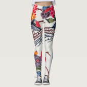 Japanse Okinawan-kleurstof (Bingata) Leggings (Voorkant)