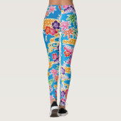 Japanse Okinawan-kleurstof (Bingata) Leggings (Achterkant)