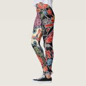 Japanse Okinawan-kleurstof (Bingata) Leggings (Links)