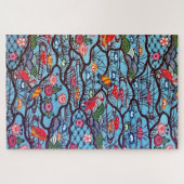 Japanse Okinawan-kleurstof (Bingata) Legpuzzel (Horizontaal)