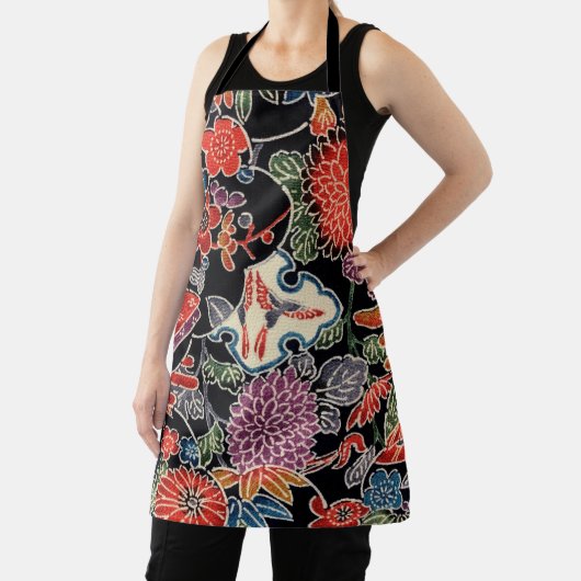 Japanse Okinawan-kleurstof (Bingata) Schort (Insitu)