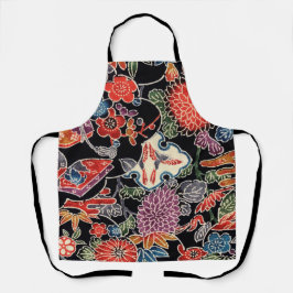 Japanse Okinawan-kleurstof (Bingata) Schort