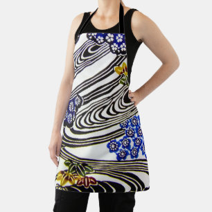 Japanse Okinawan-kleurstof (Bingata) Schort