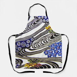 Japanse Okinawan-kleurstof (Bingata) Schort