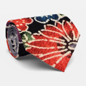 Japanse Okinawan-kleurstof (Bingata) Stropdas (Opgerold)