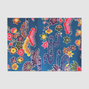 Japanse Okinawan-kleurstof (Bingata) Tissuepapier