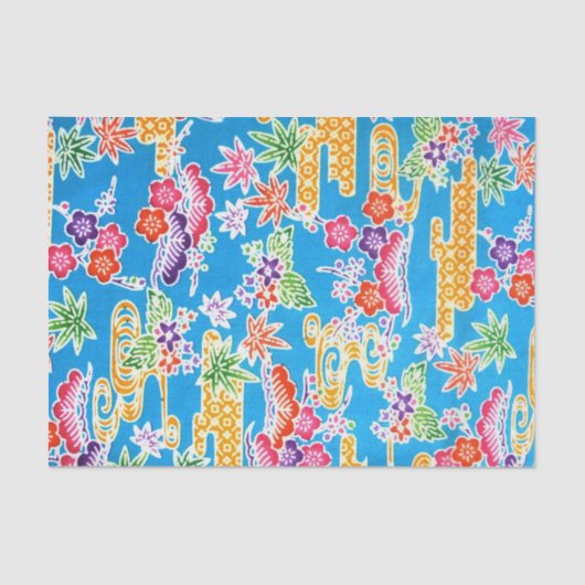 Japanse Okinawan-kleurstof (Bingata) Tissuepapier (Voorkant)