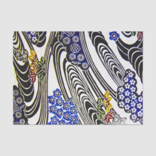 Japanse Okinawan-kleurstof (Bingata) Tissuepapier