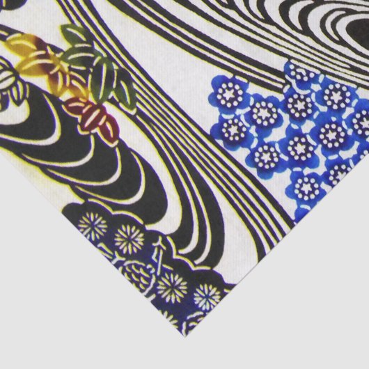 Japanse Okinawan-kleurstof (Bingata) Tissuepapier (Detail)