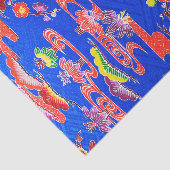 Japanse Okinawan-kleurstof (Bingata) Tissuepapier (Detail)