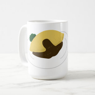 Japanse Omurice Demi Glace Foodie Cadeau Koffiemok