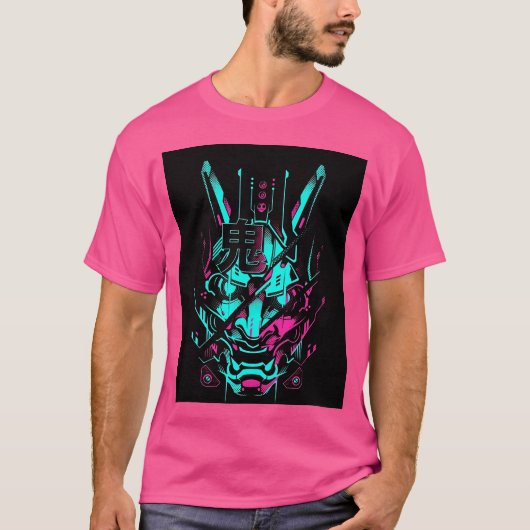 Japanse Oni Art T-shirt (Voorkant)