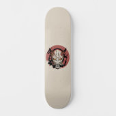 Japanse Oni Demon Persoonlijk Skateboard (Voorkant)