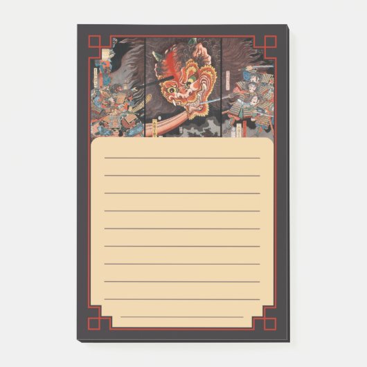 Japanse Oni King Shutendoji - Spooky Monster Post-it® Notes (Voorkant)