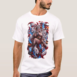 Japanse Oni Krijger Tattoo T-Shirt | Irezumi Drag