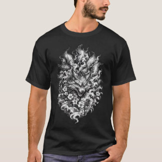 Japanse Oni Masker T-Shirt | Traditionele Irezumi