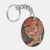  Japanse Oni Sleutelhanger (Voorkant Links)