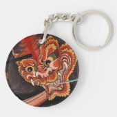  Japanse Oni Sleutelhanger (Achterkant)