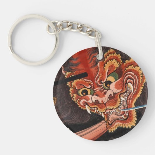  Japanse Oni Sleutelhanger (Voorkant)