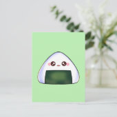 Japanse Onigiri rijstbal Briefkaart (Staand voorkant)