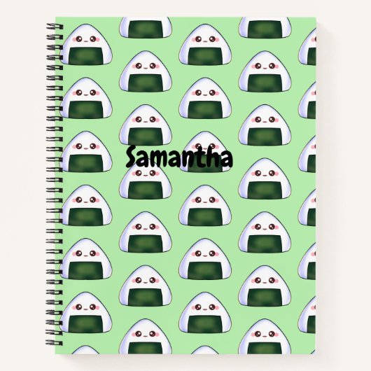 Japanse Onigiri rijstbal Notitieboek (Voorkant)