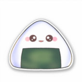 Japanse Onigiri rijstbal Sticker (Voorkant)