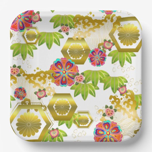 Japanse ontwerper papieren bordje (Voorkant)