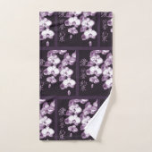 Japanse orchideeën bad handdoek (Handdoek)