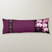 Japanse orchideeën lichaamskussen (Achterkant)