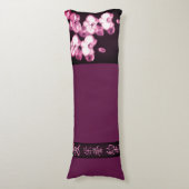 Japanse orchideeën lichaamskussen (Voorkant Verticaal)