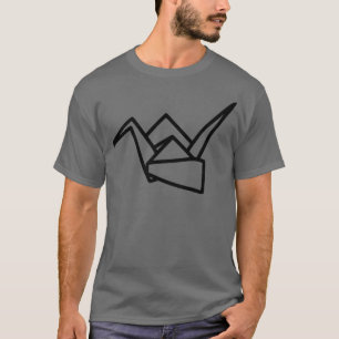 Japanse origami Crane 1 T-shirt