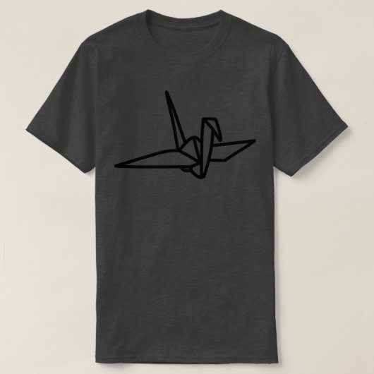 Japanse Origami Kraan 2  T-shirt (Design voorkant)