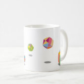 Japanse origamiballon koffiemok (Voorkant rechts)