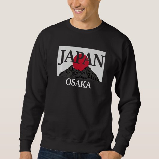 Japanse Osaka Fuji san vlag Trui (Voorkant)