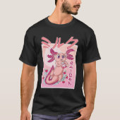 Japanse otaku Anime Axolotl Milkshake Cute Retro T-shirt (Voorkant)