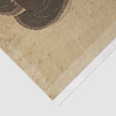 Japanse Oude Vrouwen Woodblock Print Ukiyo Style Tissuepapier (Detail)