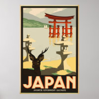 Japanse overheid Spoorwegen Japan Vintage Travel