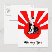 Japanse overpeinzingen missen je ansichtkaart briefkaart (Voorkant / Achterkant)