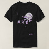 Japanse Paarse Sakura Cherry Blossom Flower Class T-shirt (Design voorkant)