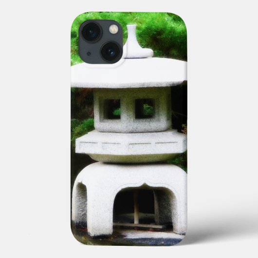 Japanse Pagoda Concrete Garden Lantern Case-Mate iPhone Case (Achterkant)