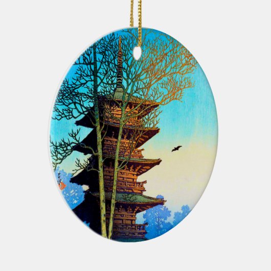 Japanse pagode keramisch ornament (Rechts)