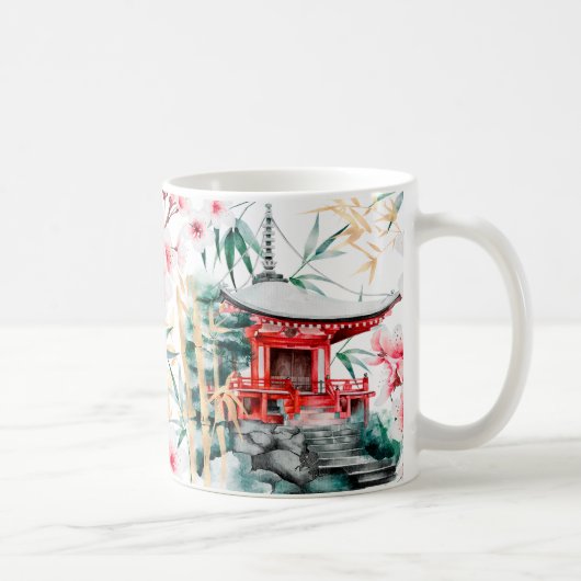 Japanse Pagode Koffiemok (Rechts)