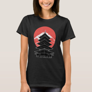 Japanse pagode t-shirt