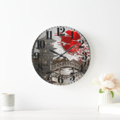 Japanse Pagode Zen Wandklok (Huis)