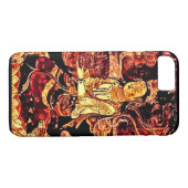 Japanse Pandora Art Nouveau Case-Mate iPhone Case (Achterkant (Horizontaal))