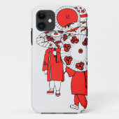 Japanse paraplu Case-Mate iPhone case (Achterkant)