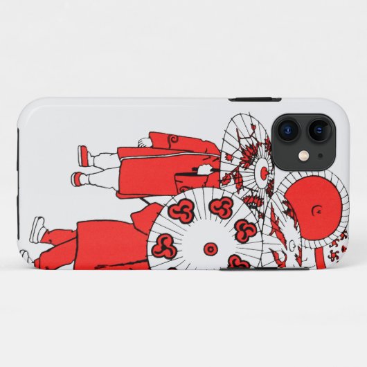 Japanse paraplu Case-Mate iPhone case (Achterkant (horizontaal))