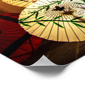 Japanse paraplu poster (Hoek)